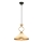 Candeeiro pendente com cabo MONZA 1xE27/40W/230V Ø 30 cm creme/bronze