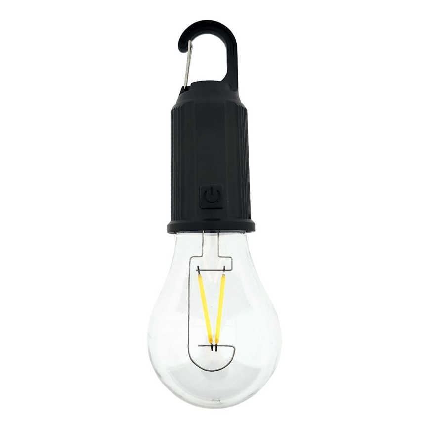 Candeeiro pendente LED regulável recarregável para exterior LED/3W/5V 400 mAh IP44