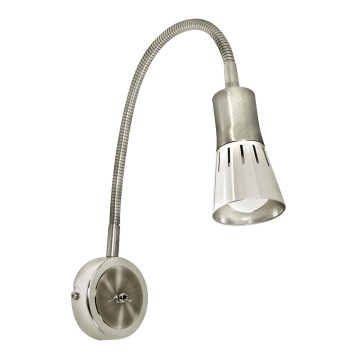 Candeeiro pequeno flexível ARENA 1xE14/40W/230V cromado mate