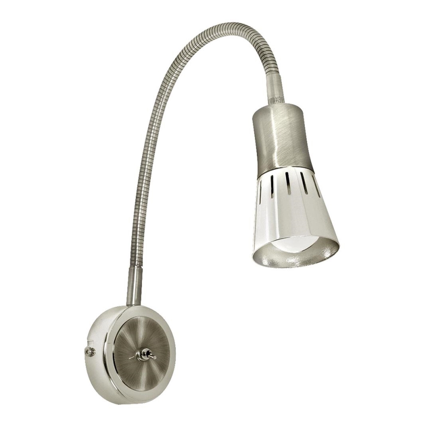 Candeeiro pequeno flexível ARENA 1xE14/40W/230V cromado mate