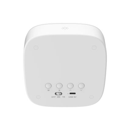 LED Regulação pequeno noite candeeiro com despertador BUNNY LED/1,2W/5V 3000K