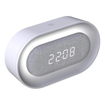 Candeeiro pequeno LED regulável com despertador KAJA LED/1,3W/5V 3000K