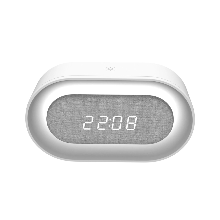 Candeeiro pequeno LED regulável com despertador KAJA LED/1,3W/5V 3000K