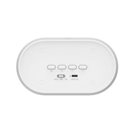 Candeeiro pequeno LED regulável com despertador KAJA LED/1,3W/5V 3000K