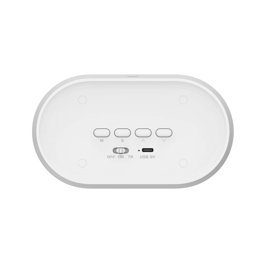 Candeeiro pequeno LED regulável com despertador KAJA LED/1,3W/5V 3000K
