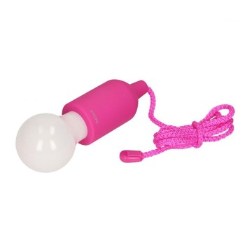 Candeeiro portátil LED LED/1W/3xAAA rosa