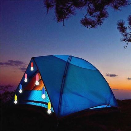 Candeeiro portátil LED LED/1W/3xAAA verde