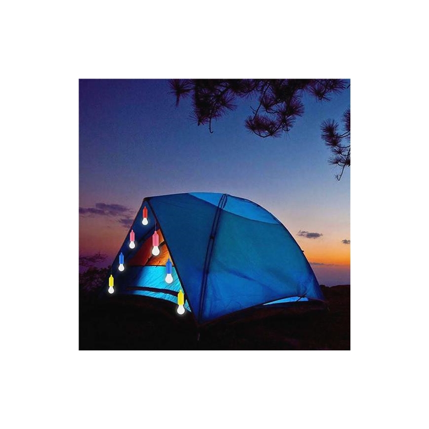 Candeeiro portátil LED LED/1W/3xAAA verde