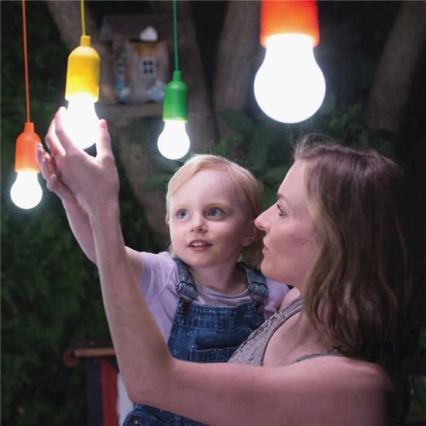 Candeeiro portátil LED LED/1W/3xAAA verde