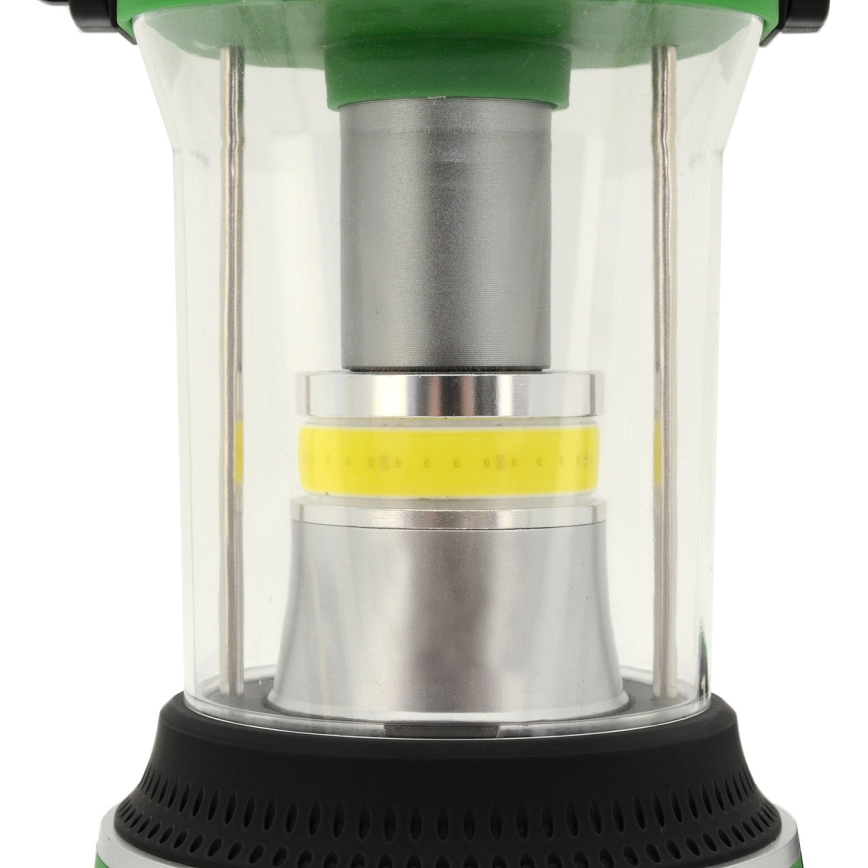 Candeeiro portátil LED LED/3xLR20 IP44 preto/verde + controlo remoto