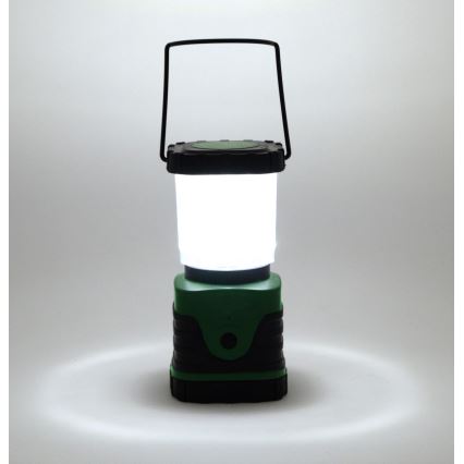 Candeeiro portátil LED LED/3xLR20 IP44 preto/verde