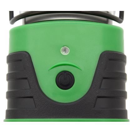Candeeiro portátil LED LED/3xLR20 IP44 preto/verde
