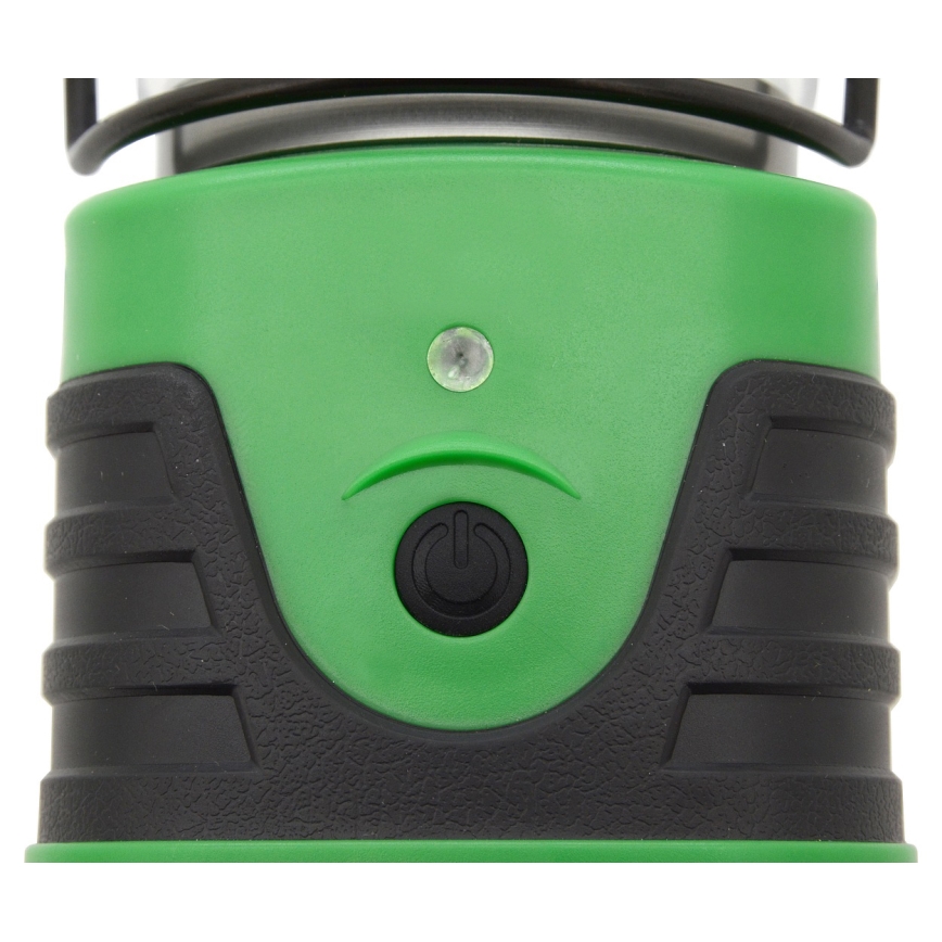Candeeiro portátil LED LED/3xLR20 IP44 preto/verde