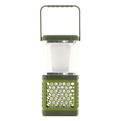 Candeeiro portátil recarregável LED com uma armadilha para insetos LED/3W/1800 mAh verde