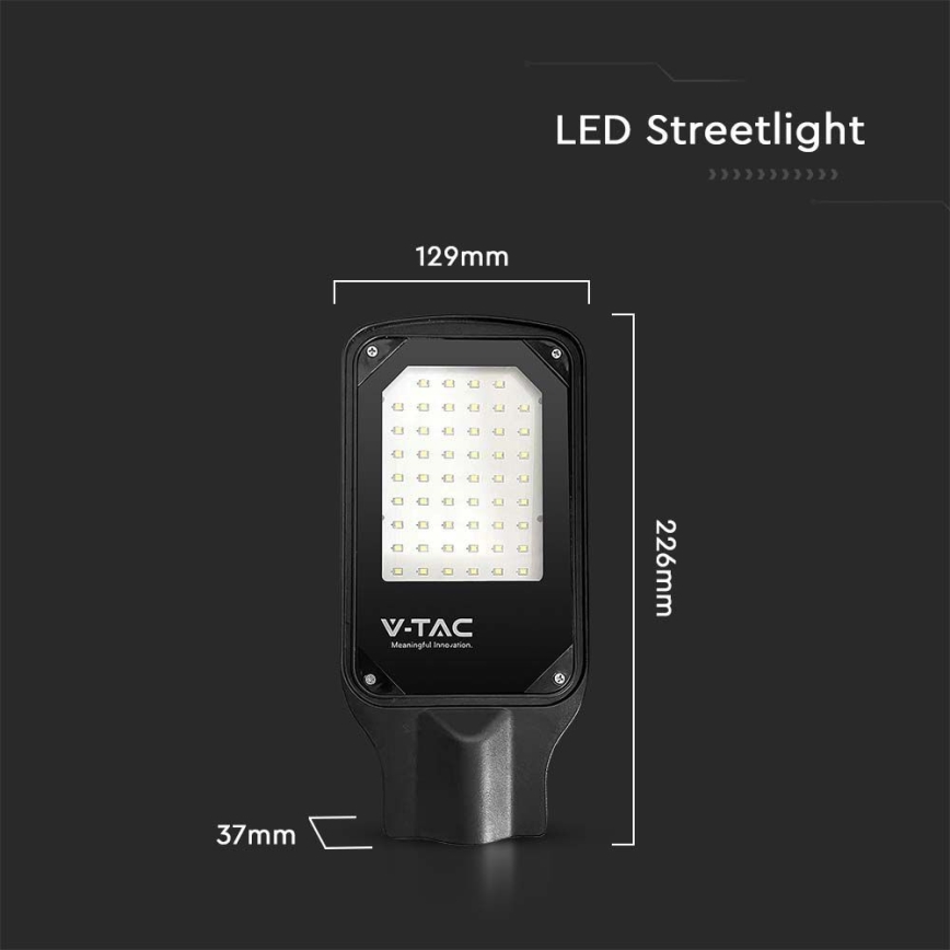 Candeeiro público LED LED/30W/230V 6500K IP65