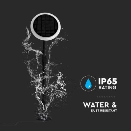 Candeeiro solar ajustável LED GARDEN LED/8W/5V IP65 3000K