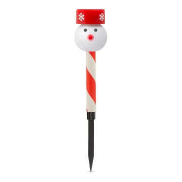 Candeeiro solar de Natal LED 1xLED/1,2V IP44 boneco de neve