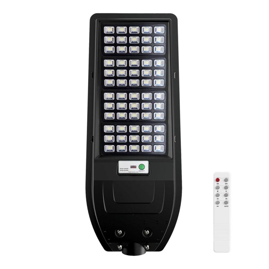 Candeeiro solar de rua LED VIA 150W/15000 mAh 3,2V 6000K IP65 + controlo remoto