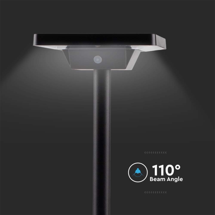 Candeeiro solar exterior LED 2em1 LED/2W/3,7V IP65 3000/4000/6500K