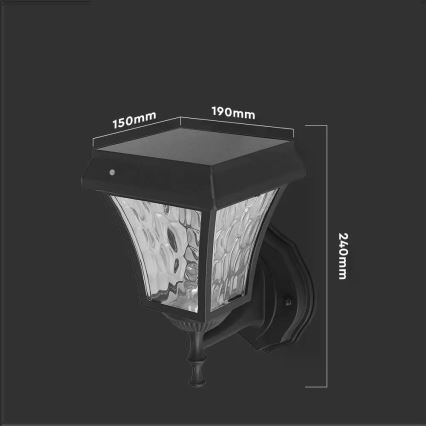 Candeeiro solar LED 3in1 LED/2W/5,5V IP65