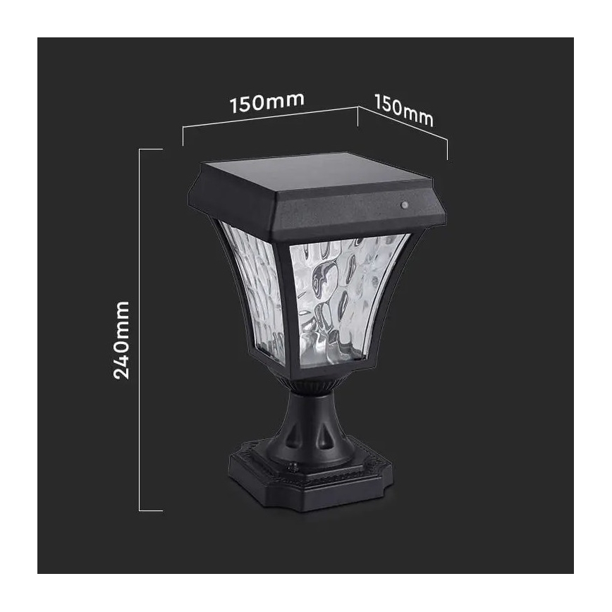 Candeeiro solar LED 3in1 LED/2W/5,5V IP65