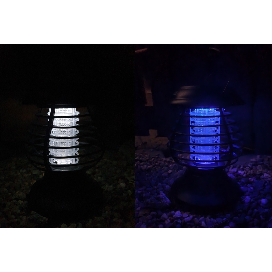 Candeeiro solar LED com armadilha de insetos LED/1,2V IP44