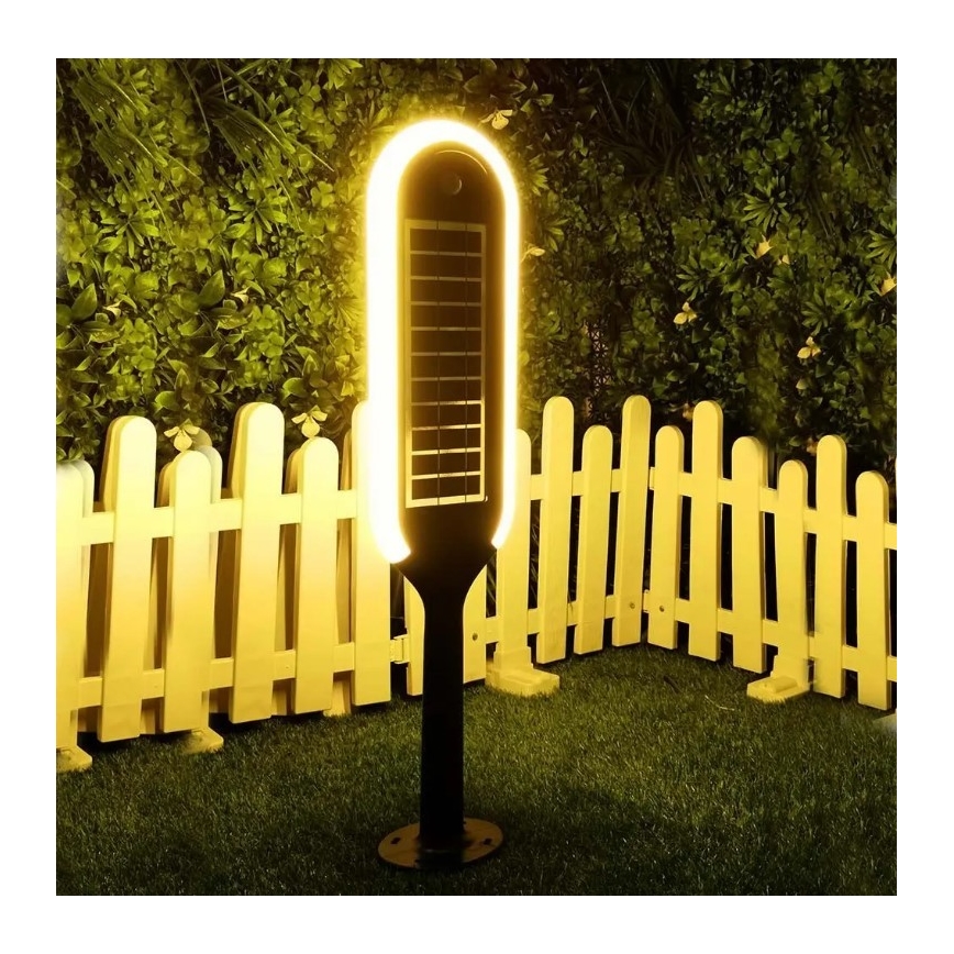 Candeeiro solar LED com sensor BOLLARD LED/5W/5,5V IP65 3000K