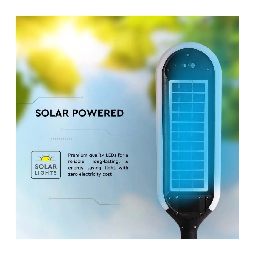 CAndeeiro solar LED com sensor BOLLARD LED/5W/5,5V IP65 4000K