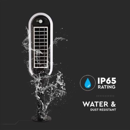 CAndeeiro solar LED com sensor BOLLARD LED/5W/5,5V IP65 4000K