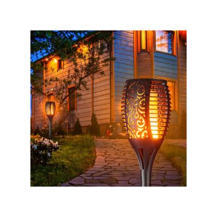 Candeeiro solar LED com sensor de anoitecer  LED/1,2W/1,2V 600 mAh IP44