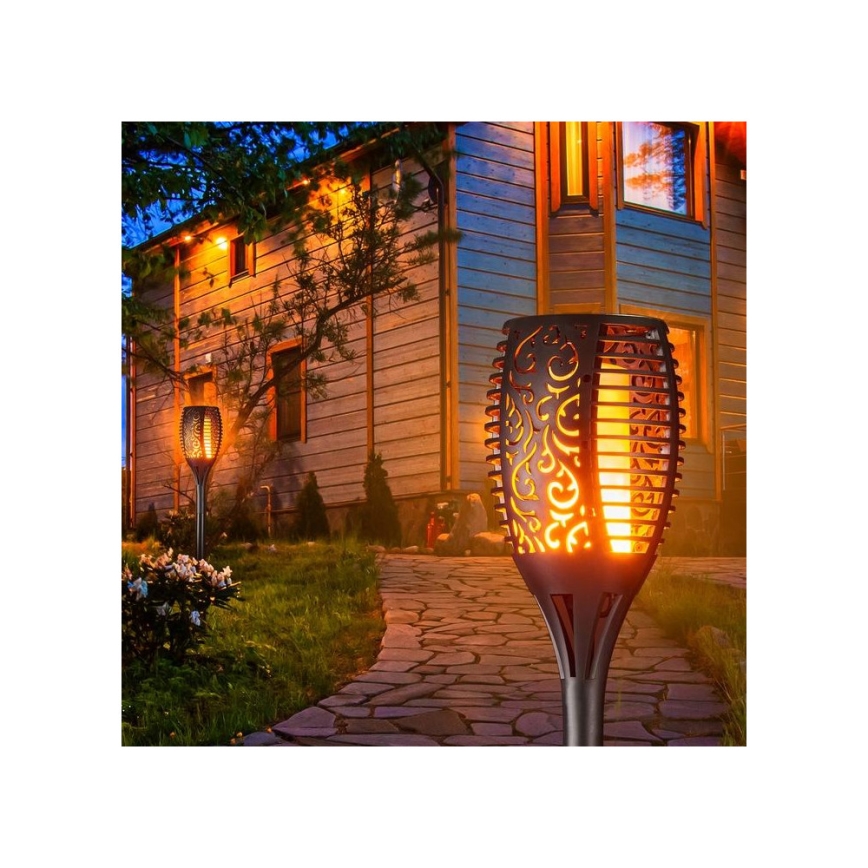 Candeeiro solar LED com sensor de anoitecer  LED/1,2W/1,2V 600 mAh IP44