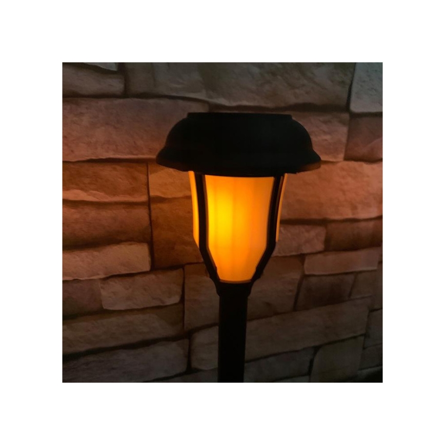 Candeeiro solar LED com sensor de crepúsculo LED/2V IP44