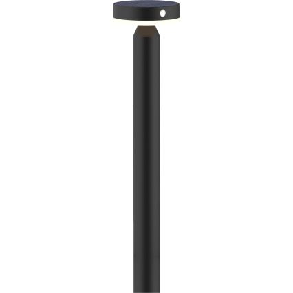 Candeeiro solar LED com sensor GWINEA LED/4,5W/3,7V 2000 mAh 50 cm IP44 preto
