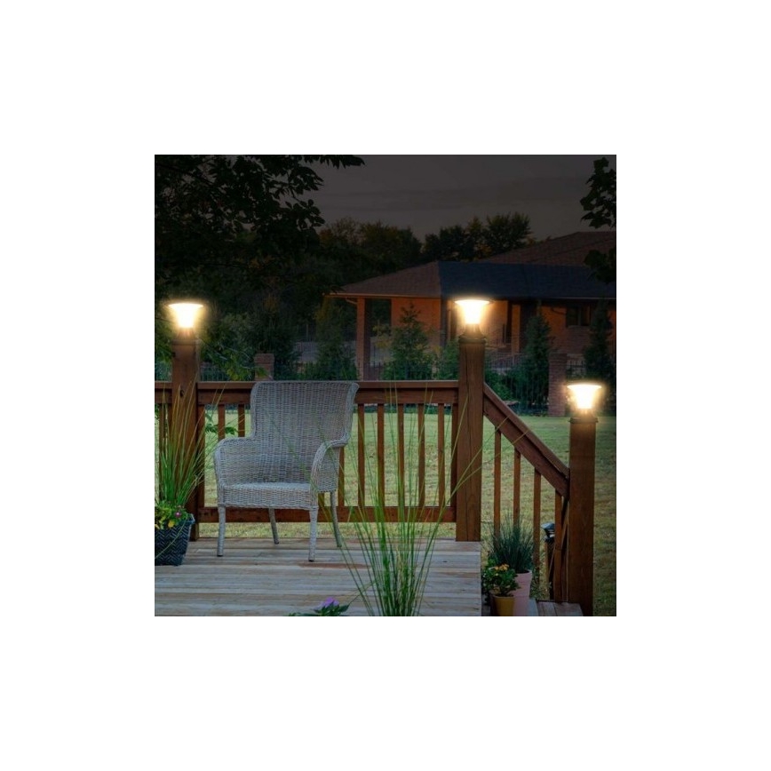 Candeeiro solar LED com sensor LED/15W/3,2V 4000K/6000K IP65 6000 mAh