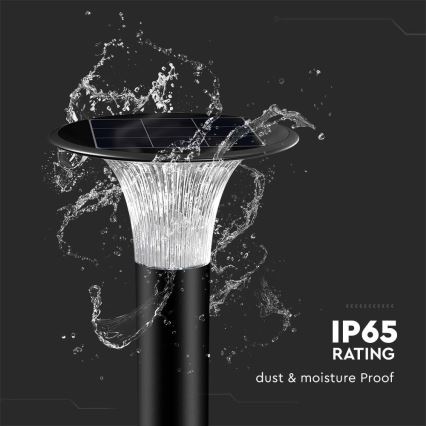 Candeeiro solar LED com sensor LED/15W/3,2V 4000K/6000K IP65 6000 mAh