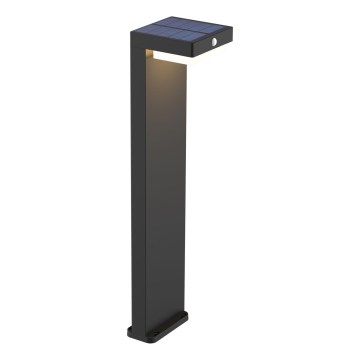 Candeeiro solar LED com sensor MALI LED/4,5W/3,7V 2000 mAh IP44 preto