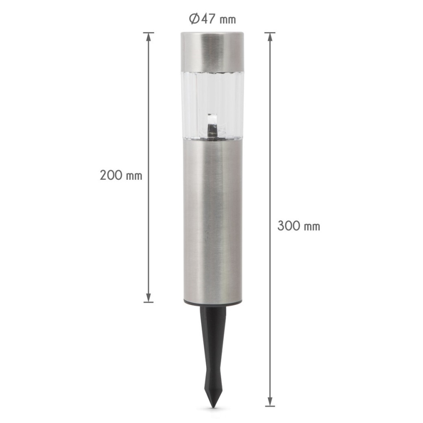 Candeeiro solar LED LED/1x2/3AAA IP44