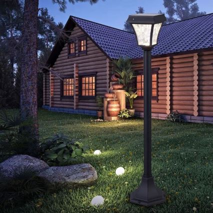 Candeeiro solar LED LED/2W/230V 93 cm 3000/6000K IP65 2200 mAh