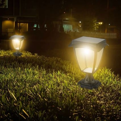 Candeeiro solar LED LED/2W/3,7V 3000/6000K IP65
