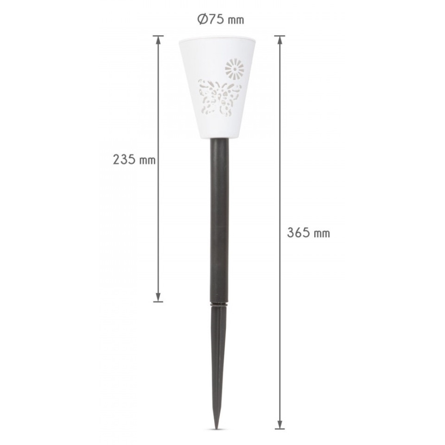 Candeeiro solar LED RGB LED/1xAAA IP44