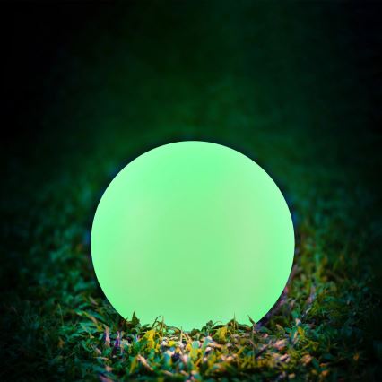 Candeeiro solar LED RGBW BALL LED/3,2V 500 mAh diâmetro 20 cm IP65 + comando