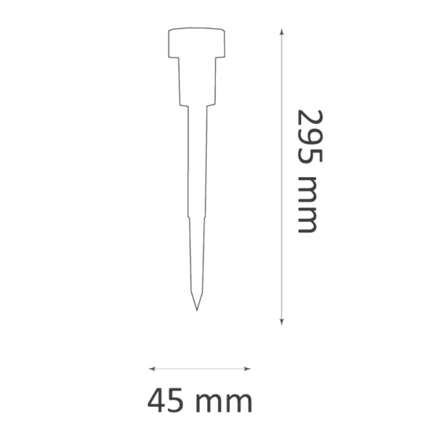 Candeeiro solar LED STIK LED/1,2V 40 mAh IP44