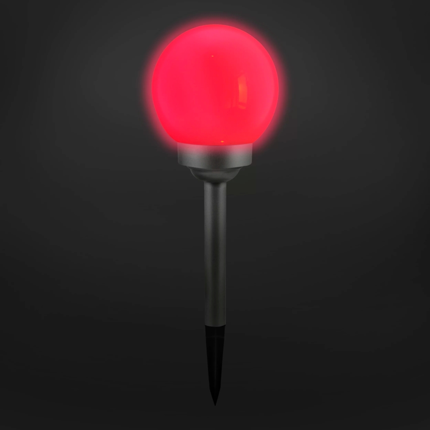 Candeeiro solar RGB LED LED/0,2W/AA 1,2V/600mAh IP44