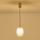 Candeeiro suspenso 1xE14/25W/230V branco diâmetro 15 cm