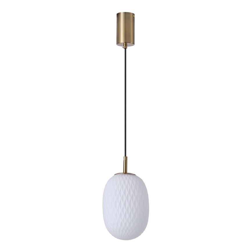 Candeeiro suspenso 1xE14/25W/230V branco diâmetro 15 cm