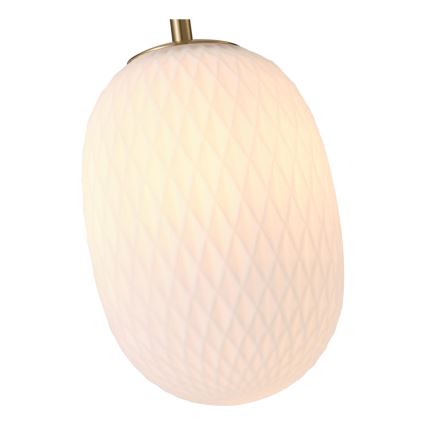 Candeeiro suspenso 1xE14/25W/230V branco diâmetro 15 cm
