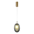Candeeiro suspenso 1xE14/25W/230V cinzento diâmetro 15 cm