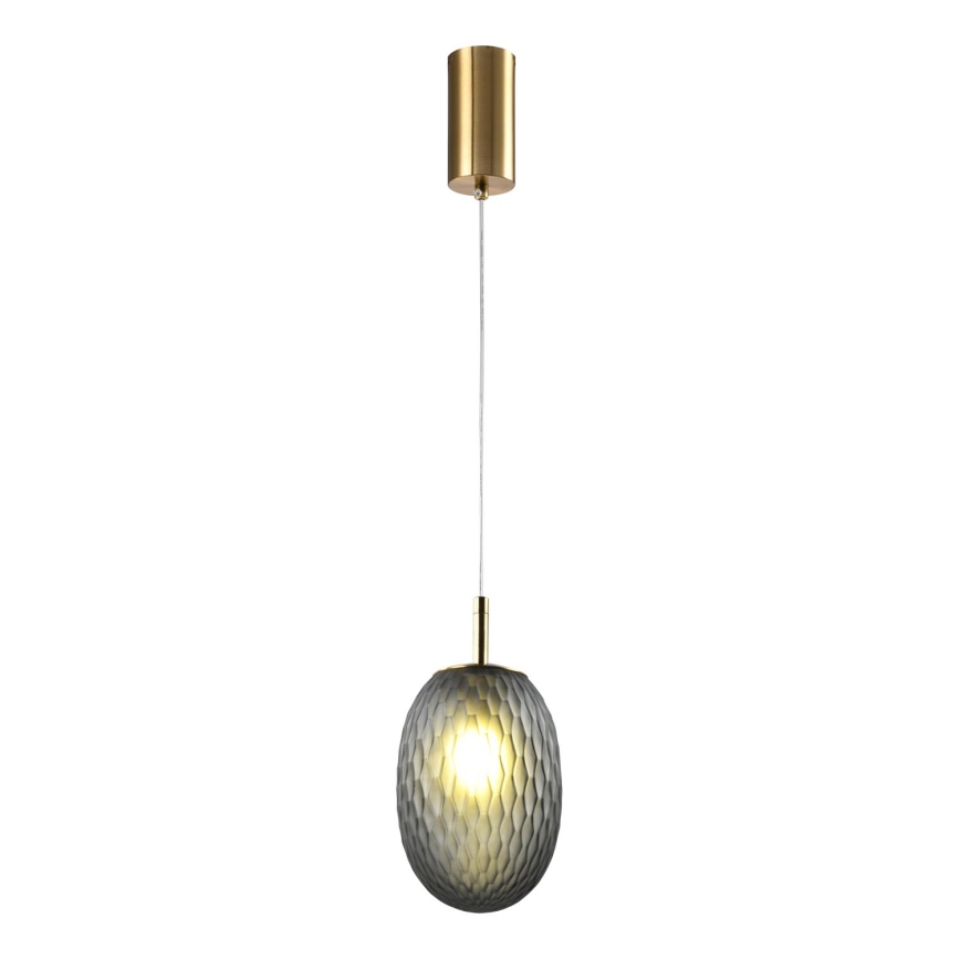 Candeeiro suspenso 1xE14/25W/230V cinzento diâmetro 15 cm
