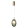 Candeeiro suspenso 1xE14/25W/230V cinzento diâmetro 15 cm