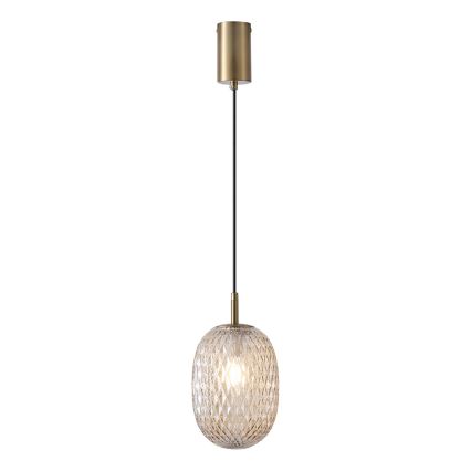 Candeeiro suspenso 1xE14/25W/230V transparente diâmetro 15 cm